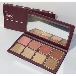 Blinc Glow Getter Face Palette 4 Matte Smooth Blushes and Highlighters